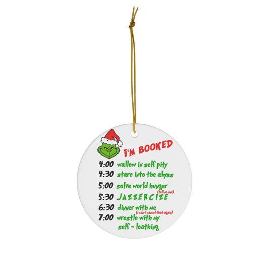 I'm Booked Ornament