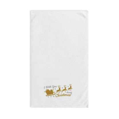 I Wish You Merry Christmas Hand Towel and Wash Cloth Set