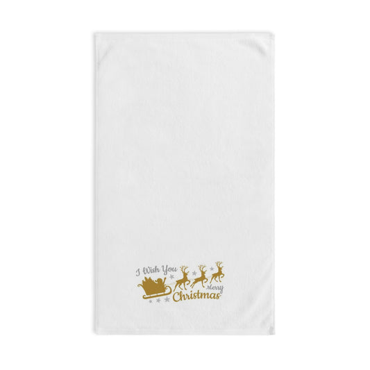 I Wish You Merry Christmas Hand Towel and Wash Cloth Set