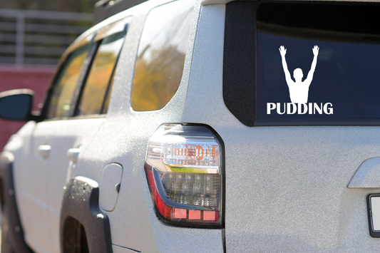 Car Decal - Vehicle Window Decal - Pudding Decal - Supernatural Decal