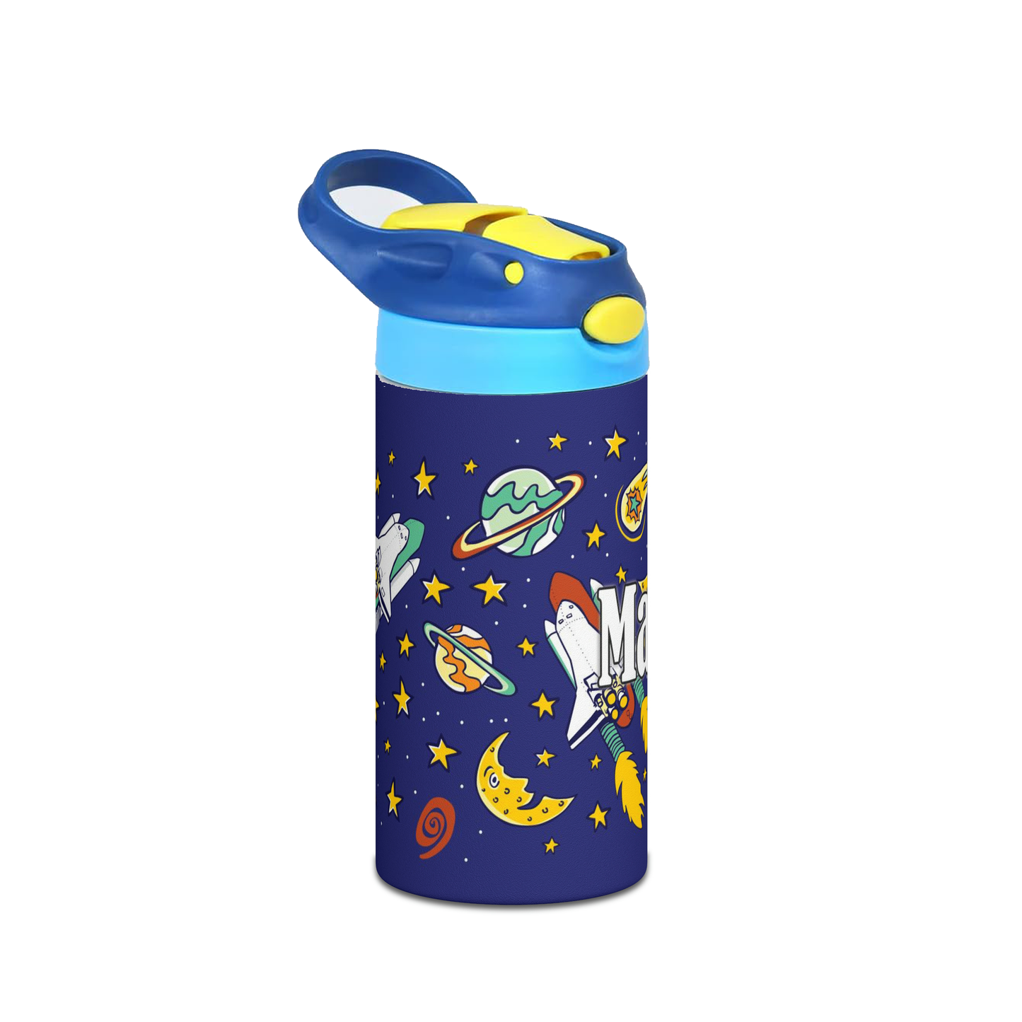 Personalized "[Name]'s Space Adventure" 12oz Kids Tumbler