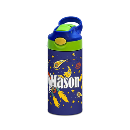 Personalized "[Name]'s Space Adventure" 12oz Kids Tumbler