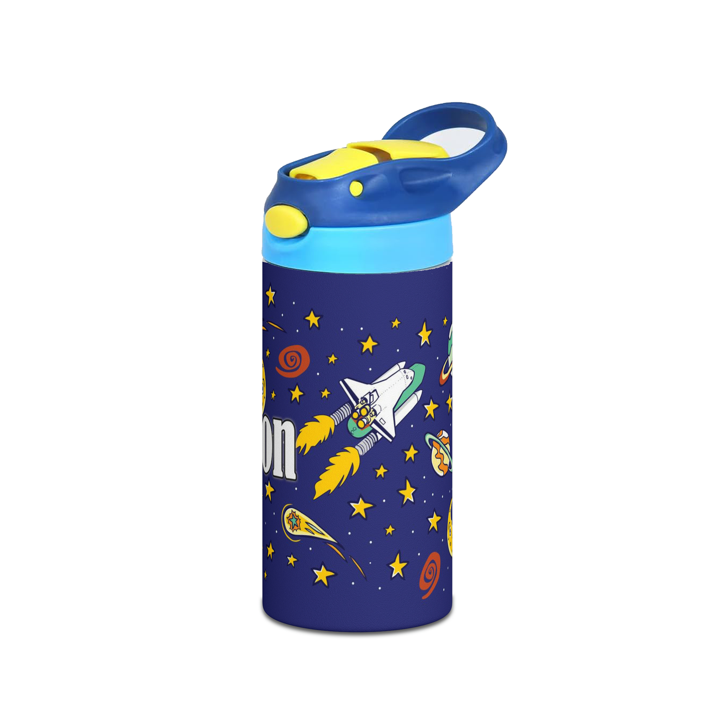 Personalized "[Name]'s Space Adventure" 12oz Kids Tumbler