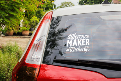 Teachers Life Decal